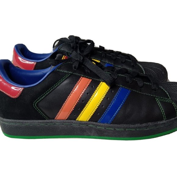 adidas Other - Adidas Original Superstar Shell Low Sneakers Trainer Men Shoes Black Siz…